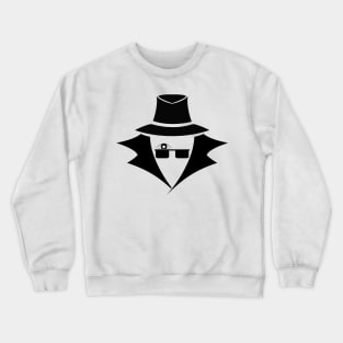 Mr. Eye: A Cybersecurity/Anonymity Icon (black) Crewneck Sweatshirt